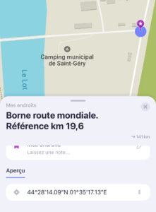borne de saint Gery