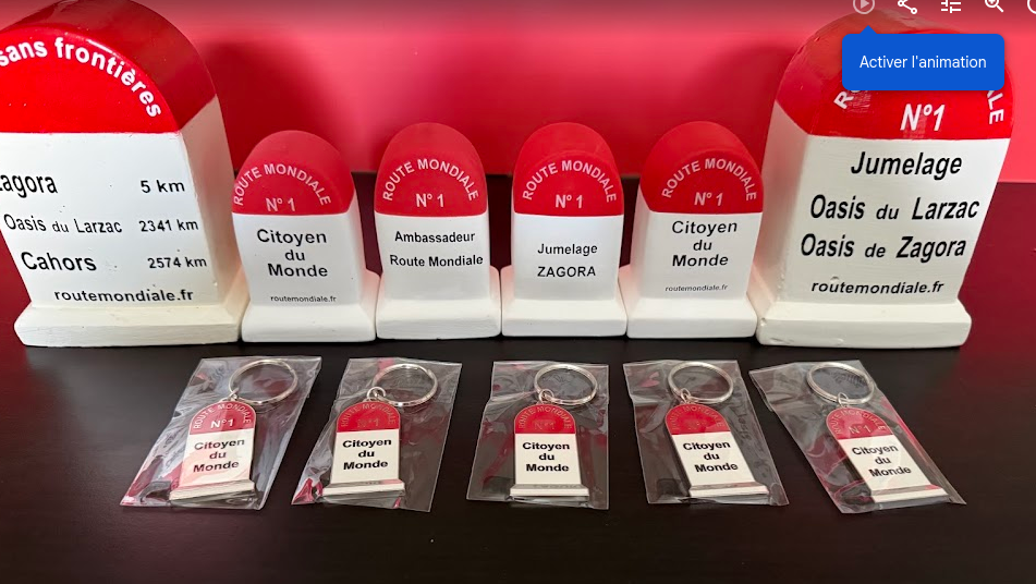 bornes de la route mondiale collection